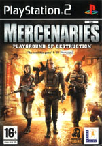 Скан обложки игры Mercenaries: Playground of Destruction на PlayStation 2