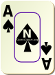 Изображение игральной карты c рамкой "Spear Ace" (Spear Ace)