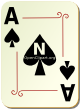 Изображение игральной карты с орнаментом "Spear Ace" (Spear Ace)