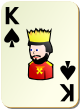 Изображение игральной карты без специфики "Spear King" (Spear King)